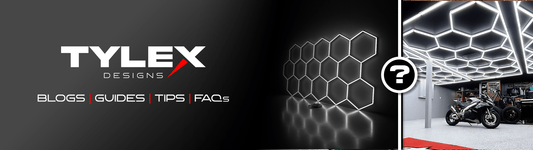 Garage Lighting Layout Guide (6500K): Lumens per m² - Tylex Designs