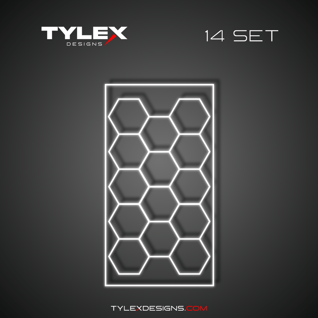 Hexagon Lights | 14 Set - Tylex Designs
